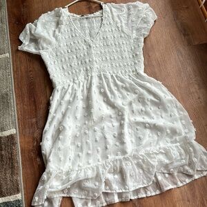 Ivory summer dress 1x